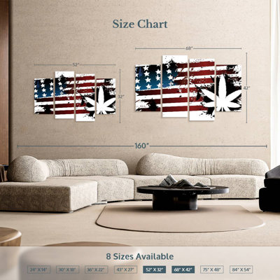 Marijuana And American Flag