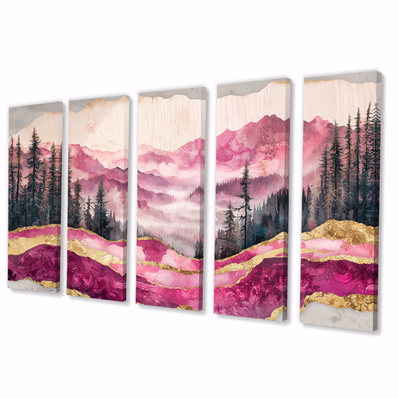 Conyngham - Art mural - Ensemble d'art mural maison, H 32 po x l 80 po, 5