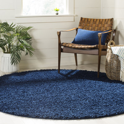 Tapis bleu marine Oceanne