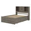 Queen Size Platform Bed With Storage Headboard, Wooden Platform Bed Frame With 8 Drawers-2035115328