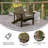 Commercial All-Weather Poly Resin Wood Adirondack Chair-112011578