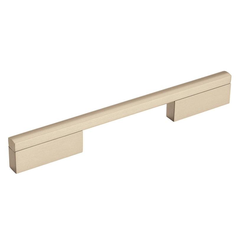 Poignée barre 8 po Separa, Champagne argenté, 6.31"