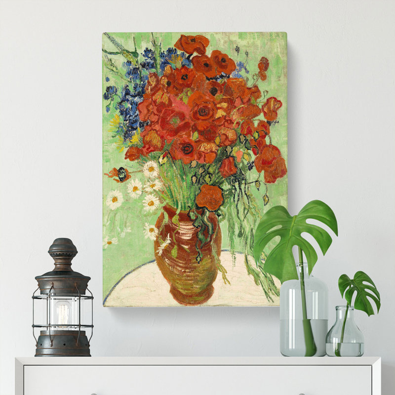 Still Life with Daisys by Vincent Van Gogh - Wrapped Canvas, 60cm H x 40cm W x 3cm D