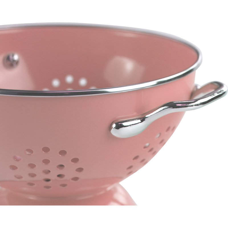 Passoire en émail thermolaquée Reston Lloyd, rose, 1 pinte, 1,5 pte