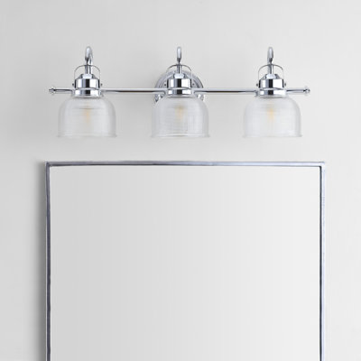 Gilcrease Metal/Glass LED Vanity Light