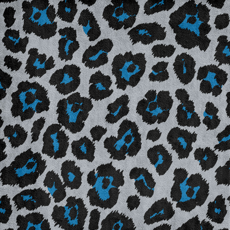 Garp Bath Towel, Polyester/Cotton Blend, Silver/Honolulu Blue/Black