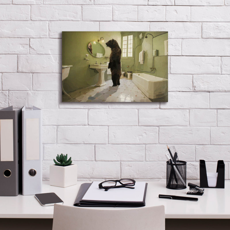  'The Houseguest' by Keith Thomson Canvas Wall Art, 18" x 12", 12" H x 18" W