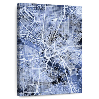 Aliaz Dallas Texas City Map III