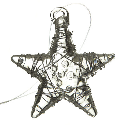 5 cm Glass Astrology & Stars Hanging Figurine Ornament
