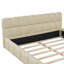 Grand lit plateforme tapissier