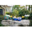 4 pots de fleurs en céramique, pot de fleurs moderne pour patio, jardin ou rebords de fenêtre-255930510