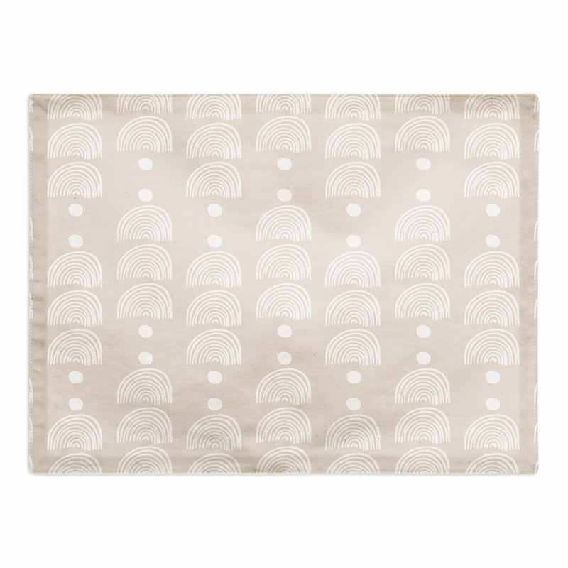 Cotton Geometric Rectangle Placemat
