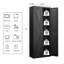 Armoire de rangement autoportante en métal avec portes magnétiques - Armoire garde-manger durable pour les essentiels de cuisine et de bureau-275613574