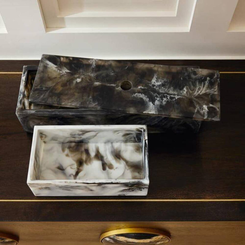 Kayce Resin Decorative Box