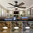 Smart Ceiling Fan With Reversible Blades, Remote & App Control, Led Light, And Dc Motor-1863083306-1863083311