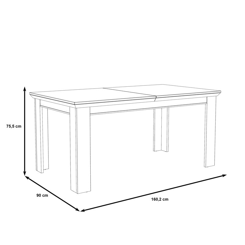 Aleisha Extendable Dining Table
