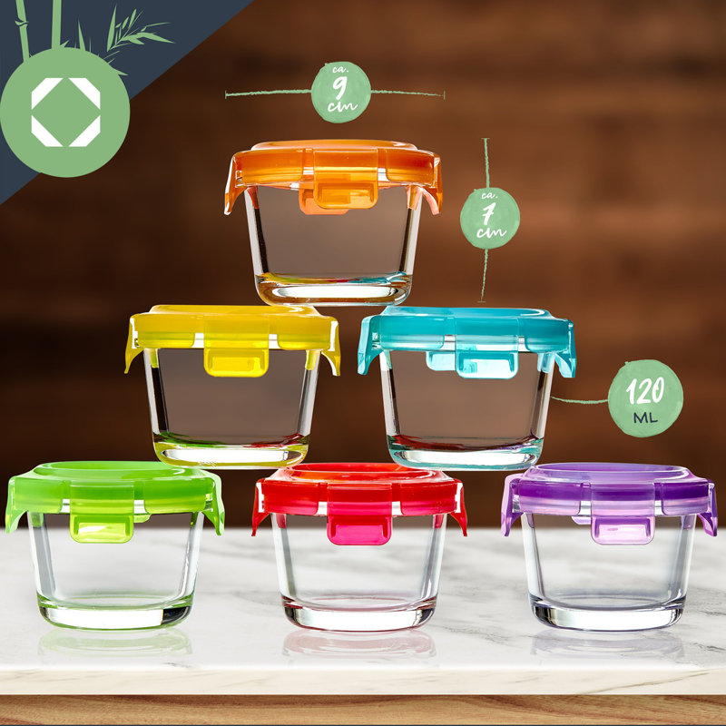 Glass Jar - Set of 6