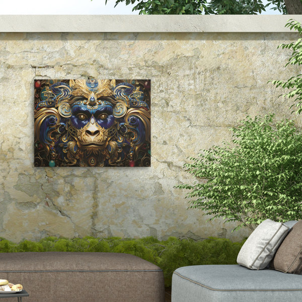 Winston Porter Michael David Ward Gorilla Monarch Outdoor Canvas ...