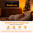 42" Electric Fireplace Insert, Electric Fireplace Wall Mounted with Remote & Timer, Adjustable Flame Color, 750/1500W-1821390200