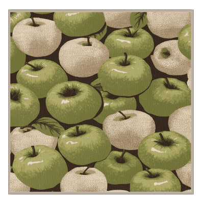 Washable Custard Apple Fruits Area Rug