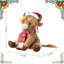 Tissu de Noël 15,25 po L Highland Cow