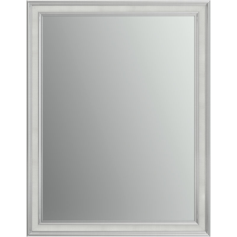 Traditional Bathroom / Vanity Mirror, Chrome, 46.93'' H X 33.19'' W X 1.65'' D