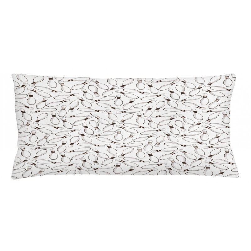 Housse de coussin lombaire intérieur/extérieur à la partie bol, 16 po x 36 po