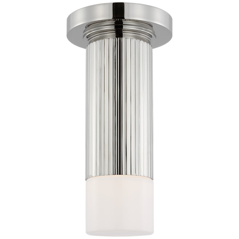 Ace 1 - Light LED Flush Mount, Polished Nickel