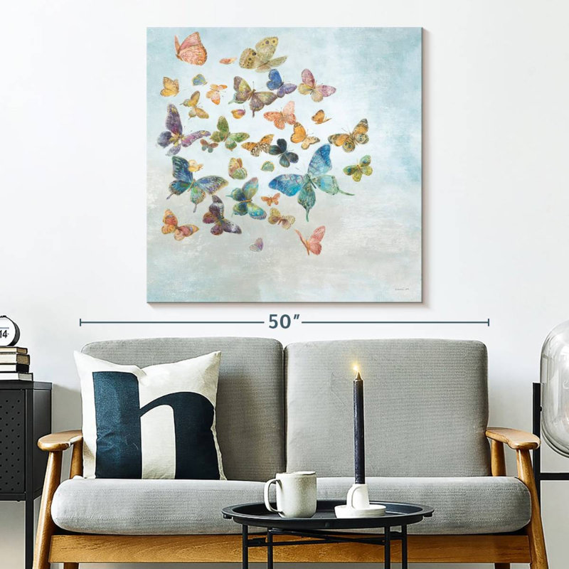 Aadam Beautiful Butterflies Light, 33" H x 33" W