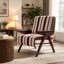 Fauteuil moderne avec accoudoirs élargis des deux côtés Pieds en bois massif confortables-698623666
