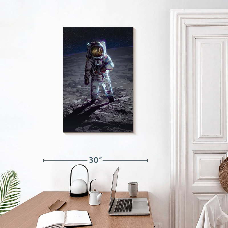 Oberle Apollo 11 Moonlanding, 30" H x 20" W