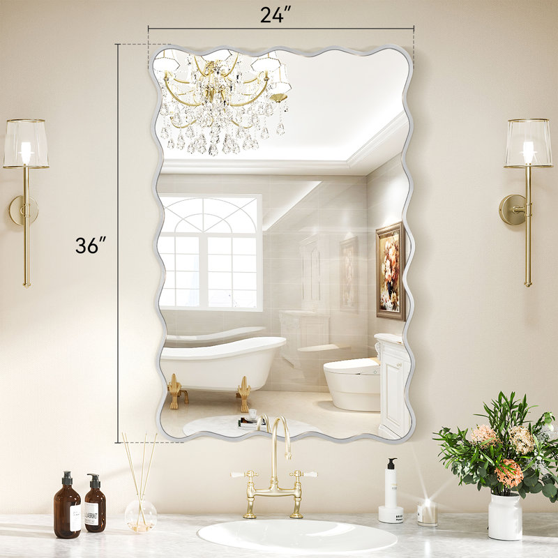 Miroir Luxury Luxury, Argent, 36" x 24"