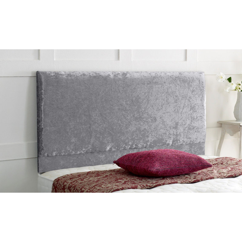 Sherwood Upholstered Headboard, Double (4'6), Silver