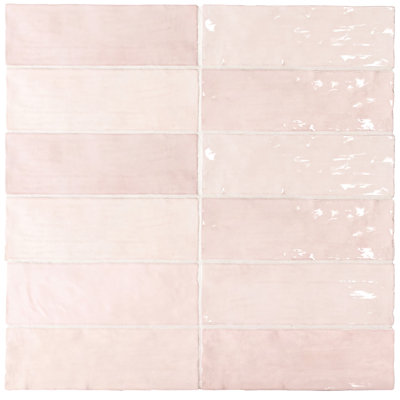Riviera Zellige 2.5 in. x 8 in. Ceramic Wall Tile (5.38 Sq. Ft. / Case)