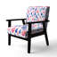 Chaise rembourrée Paisley - Fauteuil Teardrops-72508513