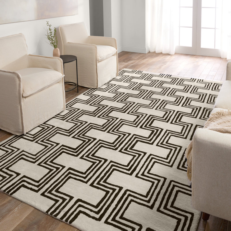 Tapis rectangulaire Krishara avec envers antidérapant, Rectangle 9 pi x 12 pi