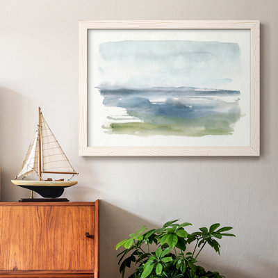 Coastline Splash IV - Toile tendue avec châssis rustique