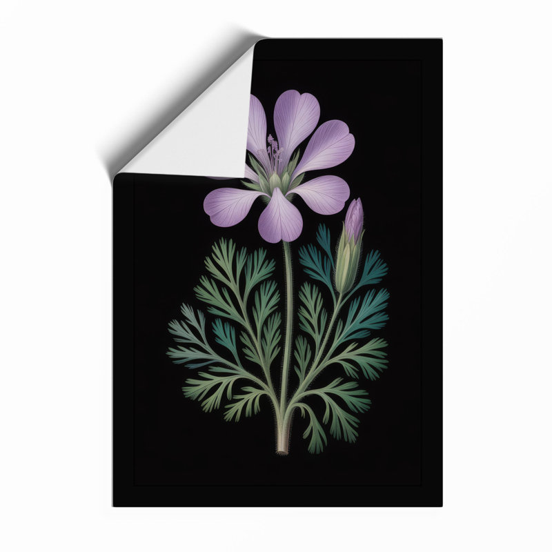 Solitary Bloom Botanical - Print, Unframed, A4 - 29.7 x 21.0 cm