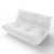 White Microfiber/Microsuede