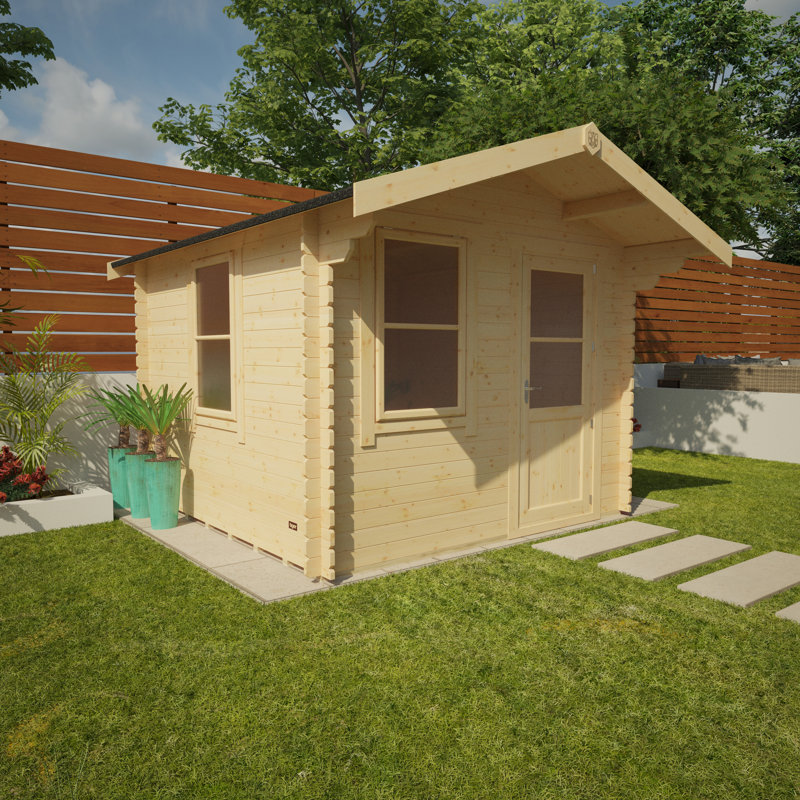10x10w Caspian | 28mm Log Cabin