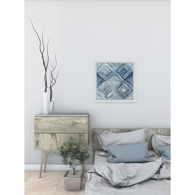 " Diamond Geometric Pattern " Painting Print