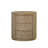 Oval Nightstand - Toffee