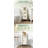 Corner Bathroom Cabinet With Custom Door Direction And Adjustable Shelves-1535665556