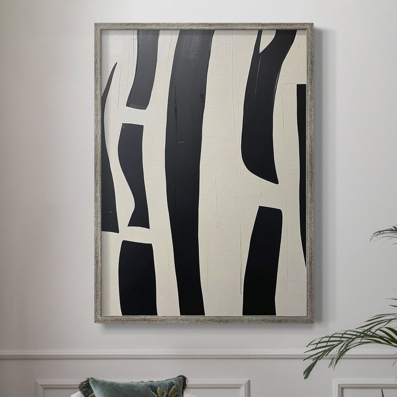 ABSTRACT Series DCXCI Framed Print - Solid Wood, 11" H x 9" W