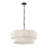 23.2" 6-Light Scalloped Rope Drum Chandelier-1664452977-1664452982
