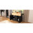 55.7" Kitchen Island With 2 Drop Leaf, Rolling, Power Socket, Folding Dining Table, 3 Drawers, Storage Area Cabinet, Black Mobile Cart, Plug, Storage, Look-1777911571