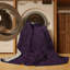 Tapis mauve lavable à la machine-1845921520