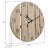 Sage Timber Natural Tone Round Wood Wall Clock