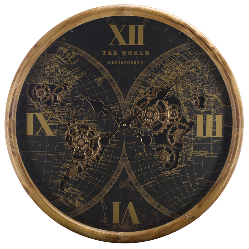 Horloge murale Clayton World Gear