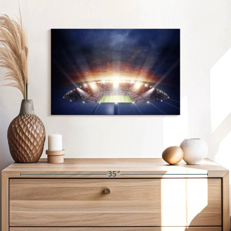 Lumières du stade de football Sireci, H 16 po x l 24 po
